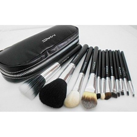 Kit 12 pincéis - Réplica M.A.C - Case Preta