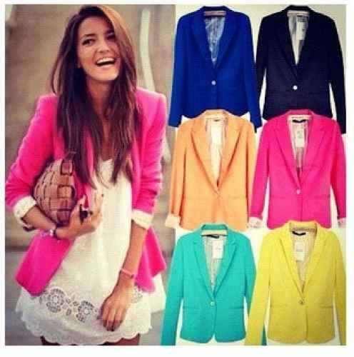 Blazer colorido